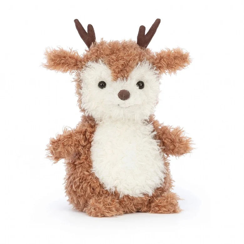 Fluffy and comforting Jellycat superior materialsLittle Reindeer Jellycat