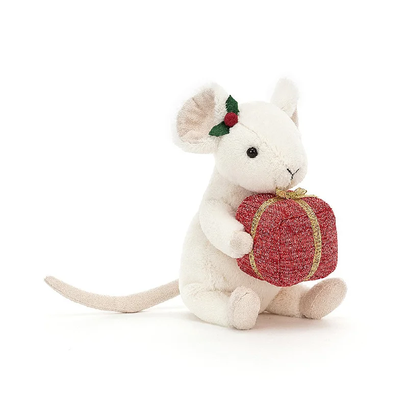 Cuddly and snuggly Jellycat snuggle partnersMerry Mouse Present Jellycat