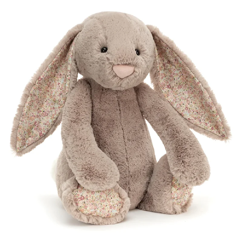 Sweet and endearing Jellycat stuffiesPersonalised Jellycat Bunny - Bea Beige Blossom (HUGE)
