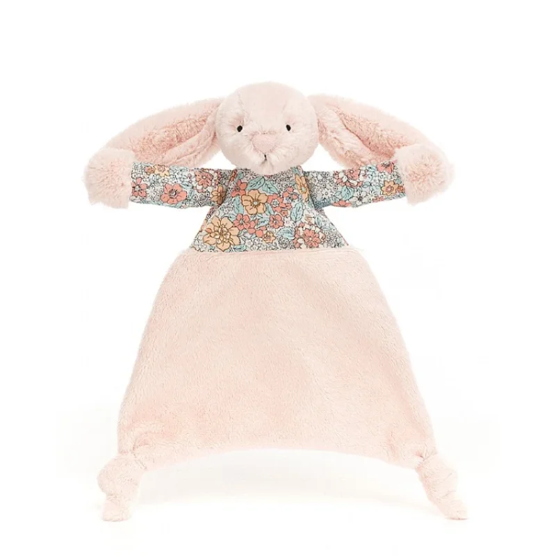 Adorable and plush Jellycat emotional support friendsPersonalised Jellycat Bunny Comforter - Blush Blossom Adorable and plush Jellycat emotional support friendsPersonalised Jellycat Bunny Comforter - Blush Blossom