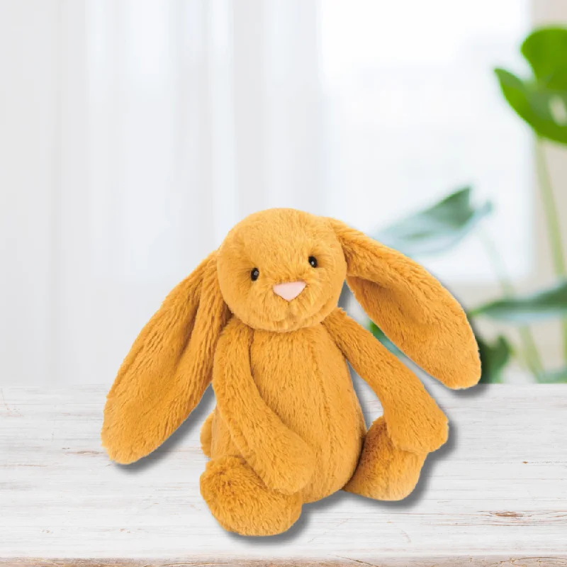 Plush and comforting Jellycat figuresPersonalised Jellycat Bunny - Saffron SMALL