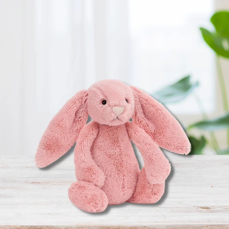 Huggable and sweet Jellycat all-around favoritesPersonalised Jellycat Bunny SMALL - Petal Huggable and sweet Jellycat all-around favoritesPersonalised Jellycat Bunny SMALL - Petal
