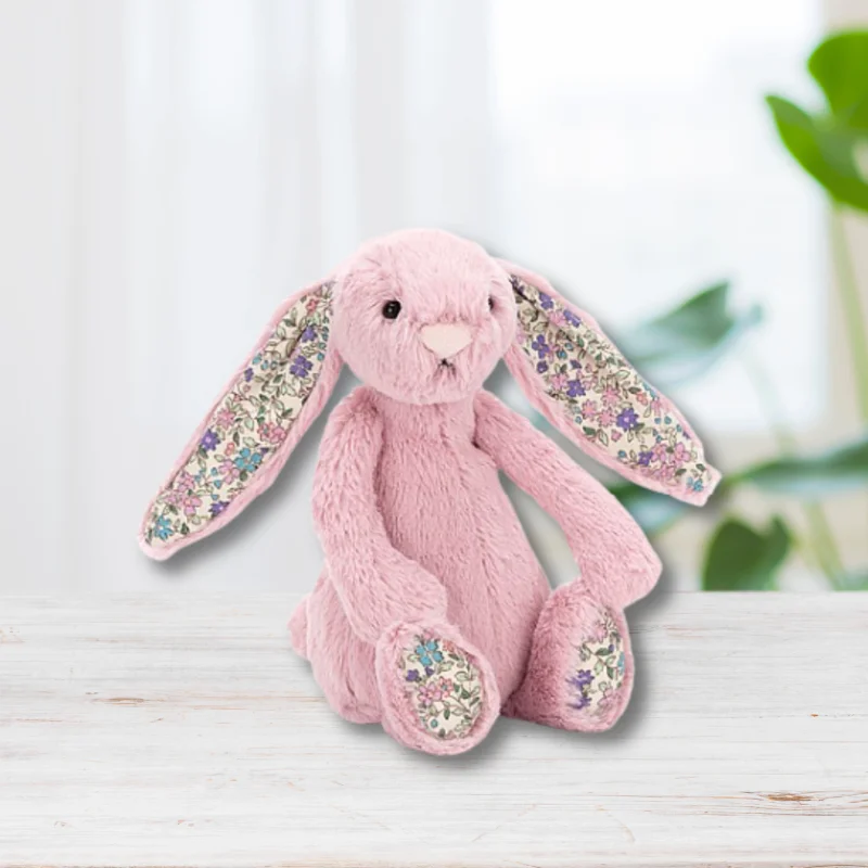 Sweet and endearing Jellycat stuffiesPersonalised Jellycat Bunny - Tulip Blossom SMALL Sweet and endearing Jellycat stuffiesPersonalised Jellycat Bunny - Tulip Blossom SMALL
