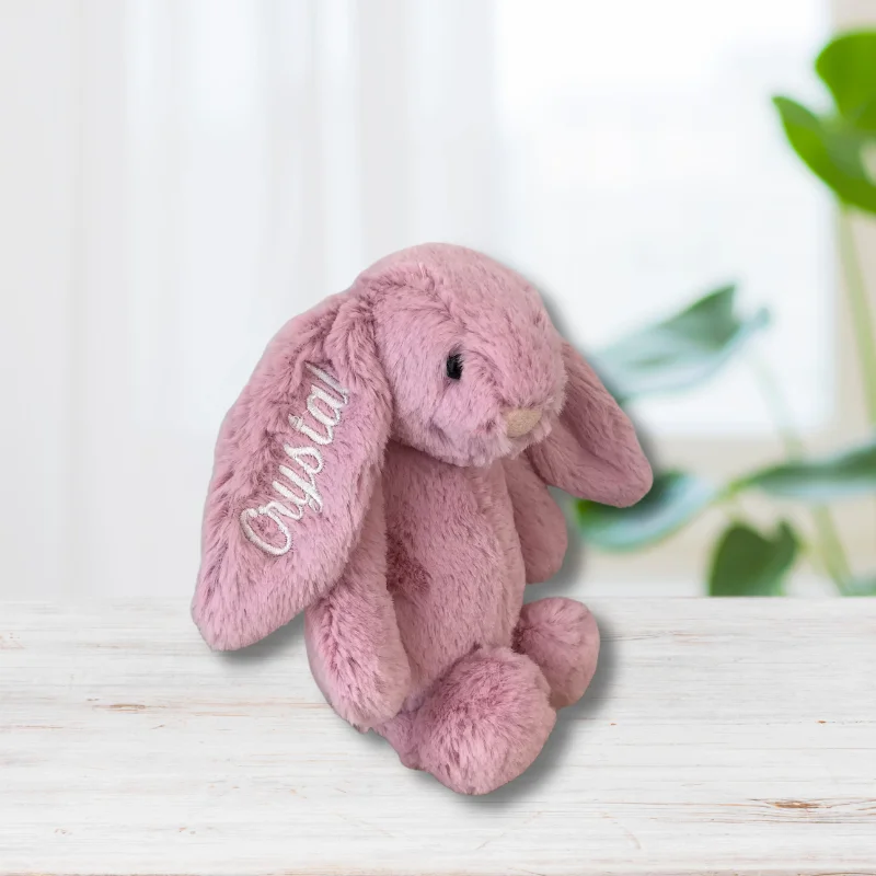 Huggable and comforting Jellycat creationsPersonalised Jellycat Bunny SMALL - Tulip