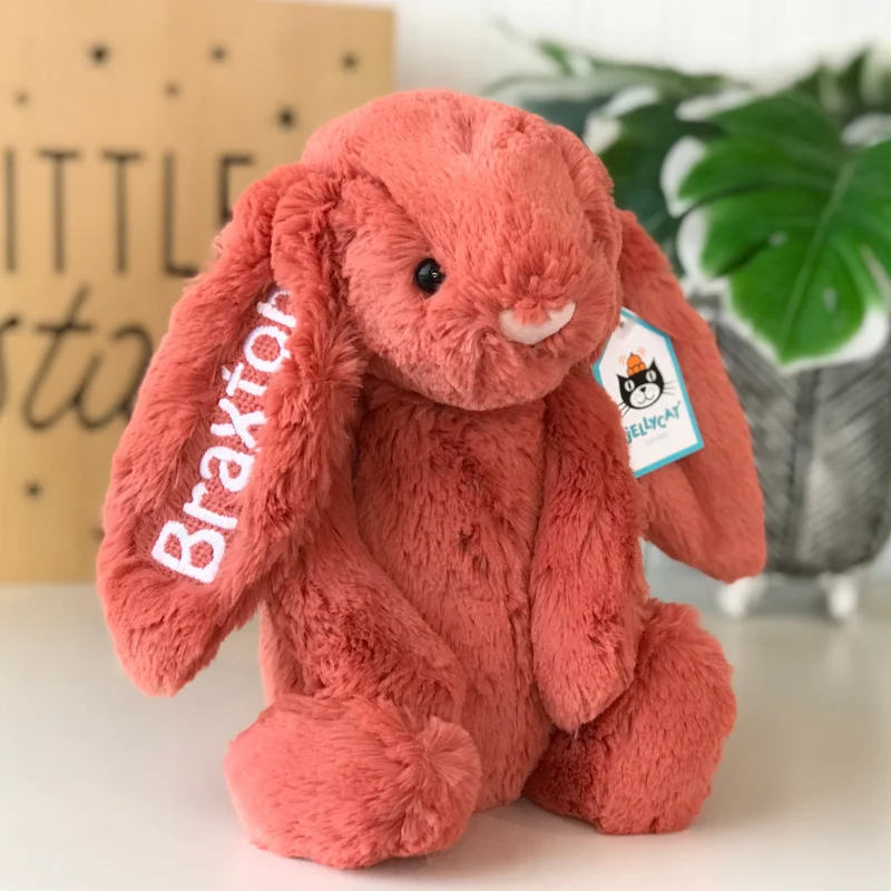 Fluffy and comforting Jellycat superior materialsPersonalised Medium Jellycat Bunny - Cinnamon Fluffy and comforting Jellycat superior materialsPersonalised Medium Jellycat Bunny - Cinnamon