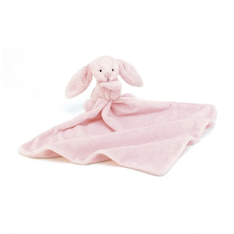 Soft and charming Jellycat designsSob444P Bashful Bunny Pink Soother