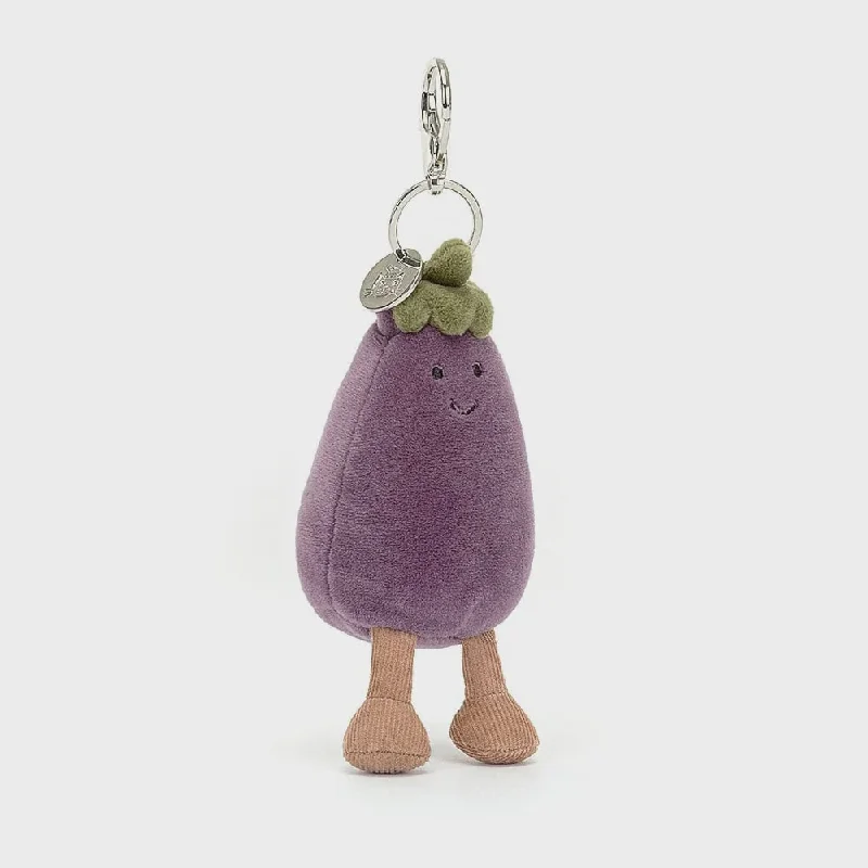 Cuddly and snuggly Jellycat snuggle partnersVivacious Aubergine Bag Charm