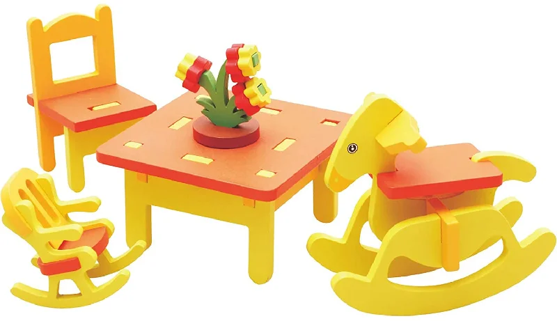 3D Assembling Children Room Wooden Toy