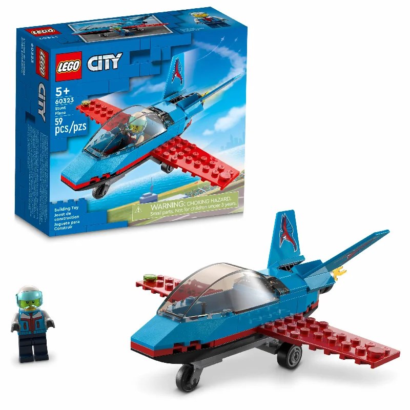 Non-toxic and safe LEGO toys60323 Stunt Plane LEGO