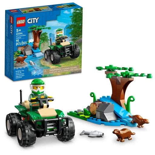 Promoting fine art skills LEGO models60394 ATV and Otter Habitat LEGO