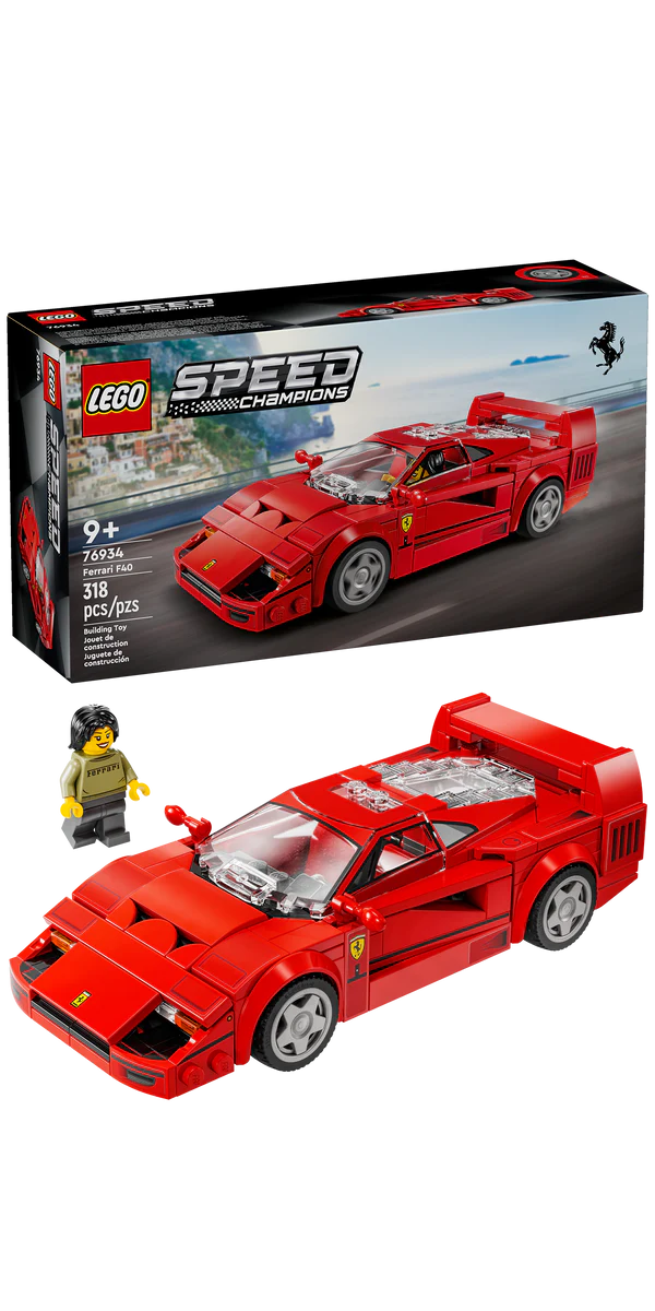Encouraging teamwork LEGO games76934 Ferrari F40 Supercar LEGO