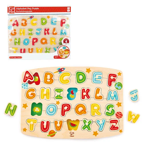 Alphabet Peg Puzzle Hape