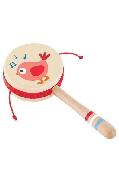 Bird Drum Shaped Rattle Hape