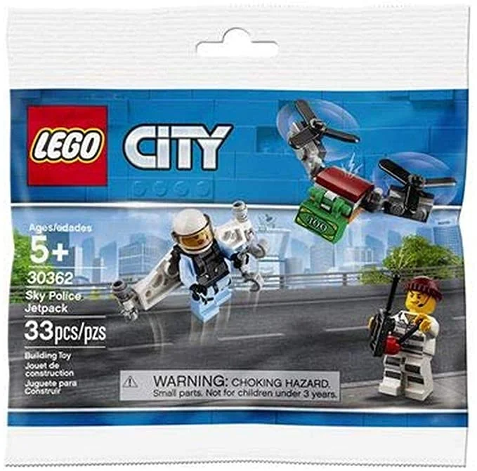 Reflecting diverse hobbies LEGO sets30362 City Sky Police Jetpack LEGO