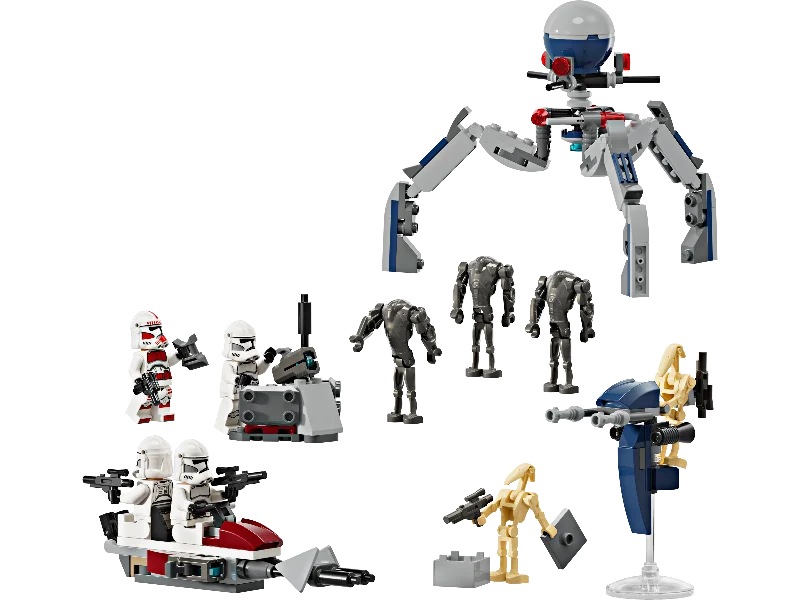 Endlessly customizable LEGO setsClone Trooper & Battle Droid Battle Pack