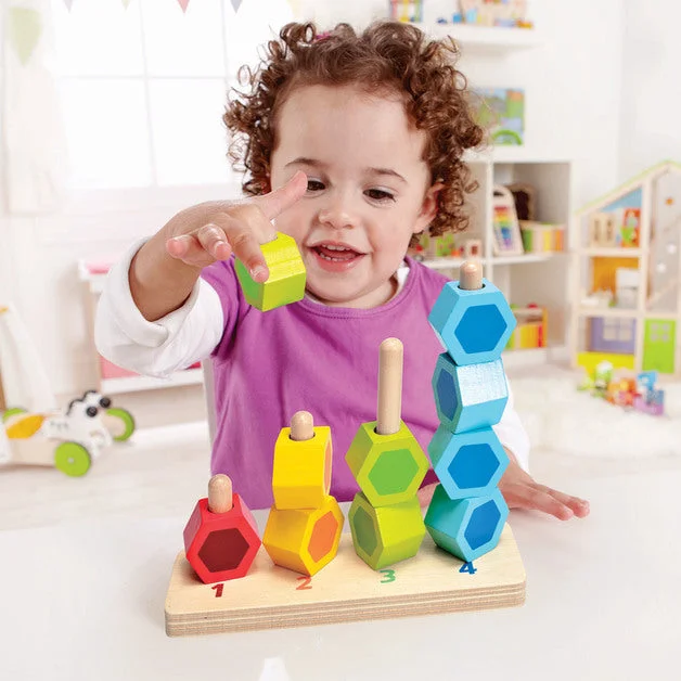 Counting Stacker Wooden Block Set Hape