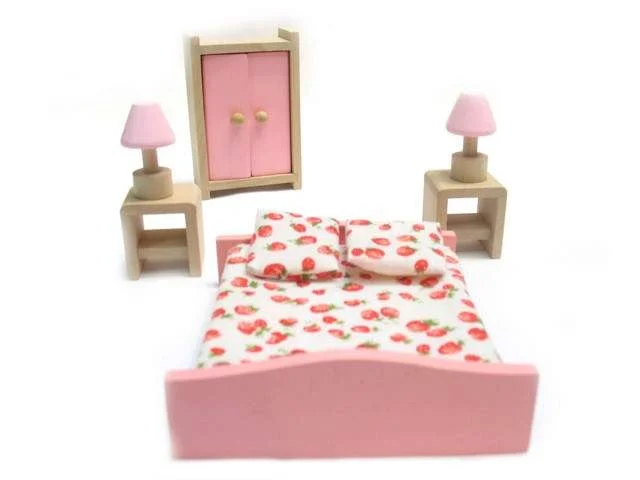 Dolls House Furniture Set Bedroom