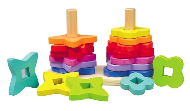 Double Rainbow Wooden Stacker Hape