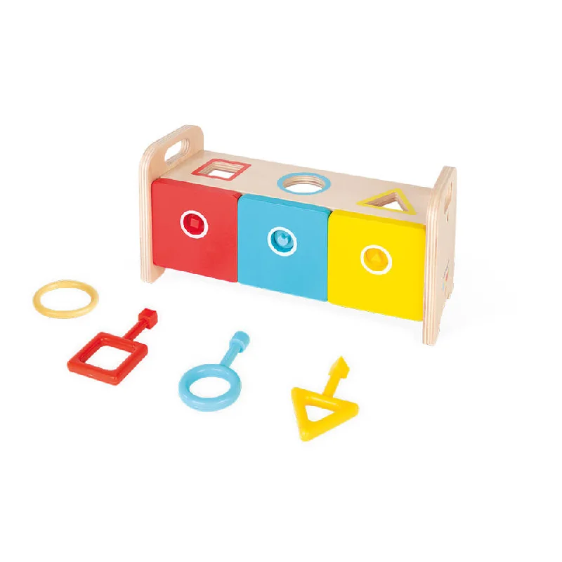 ESSENTIEL - SHAPE SORTER BOX WITH KEYS