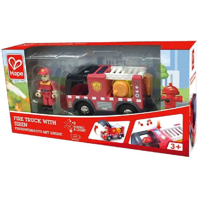 Fire Truck With Siren Hape