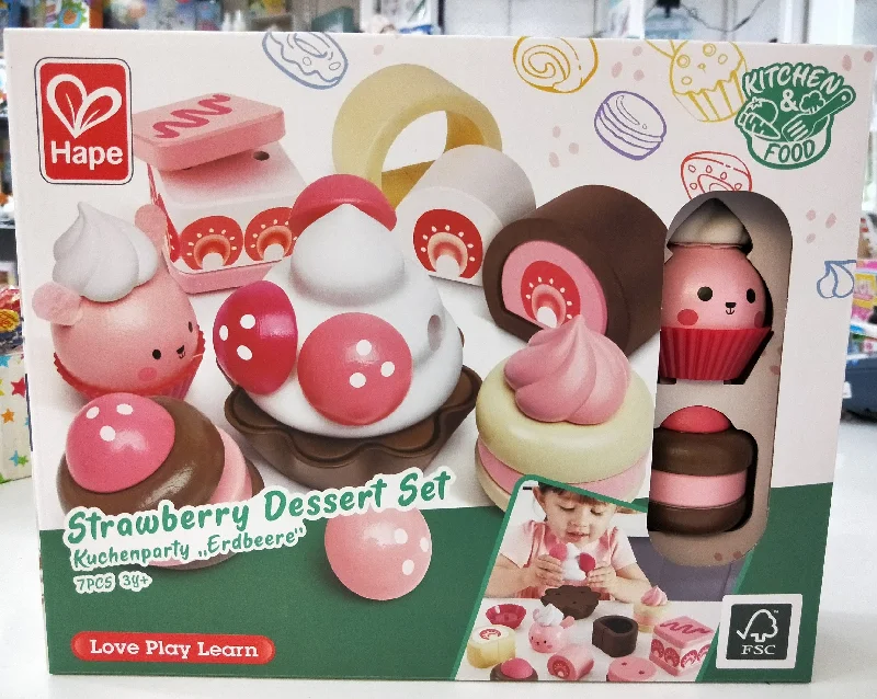 Hape Strawberry Dessert Set