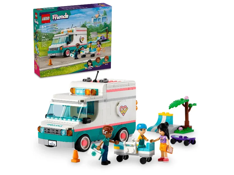 Intricate and intricate LEGO designsHeartlake City Hospital Ambulance