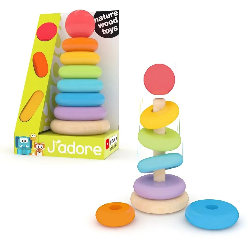 J'adore Natural Wooden Stacker