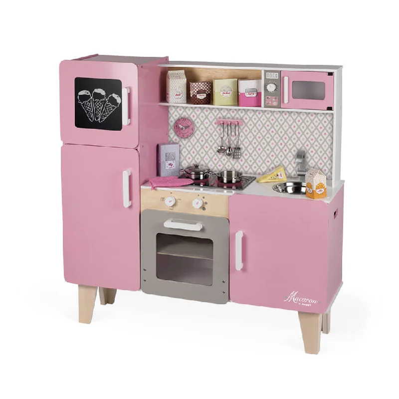 Janod - Macaron Wooden Maxi Kitchen for Children