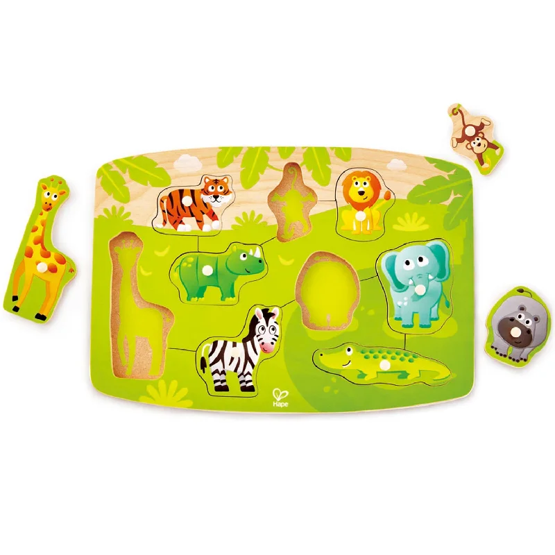 Jungle Peg Puzzle Hape