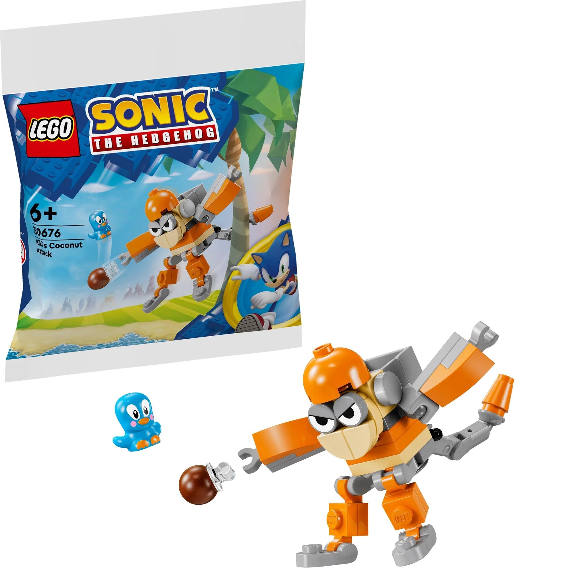 Intricately designed LEGOKiki's Coconut Attack - LEGO Sonic the Hedgehog Polybag Set (30676) Intricately designed LEGOKiki's Coconut Attack - LEGO Sonic the Hedgehog Polybag Set (30676)