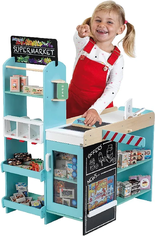 Klein 9391 Wooden Supermarket Play Centre