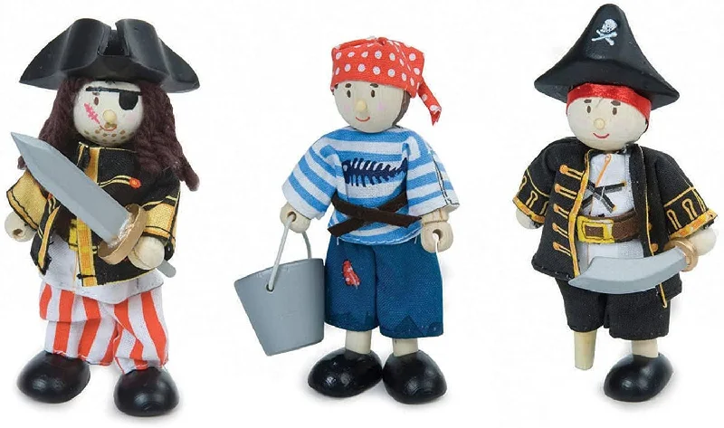 Le Toy Van Wooden Pirates Collection Budkins Gift Pack