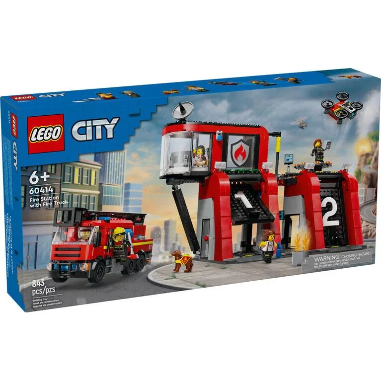 LEGO City Fire Station with Fire Truck