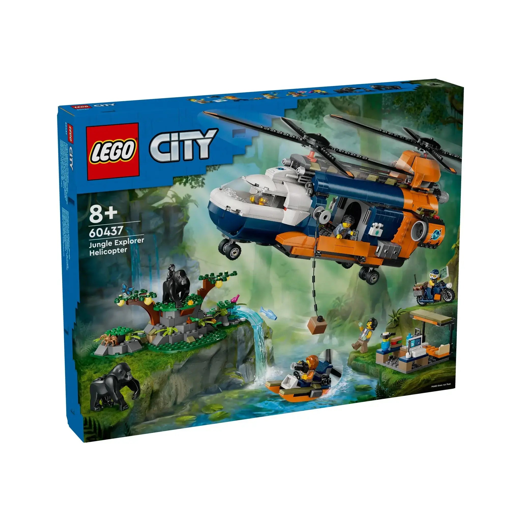 LEGO City Jungle Explorer Helicopter at Base Camp