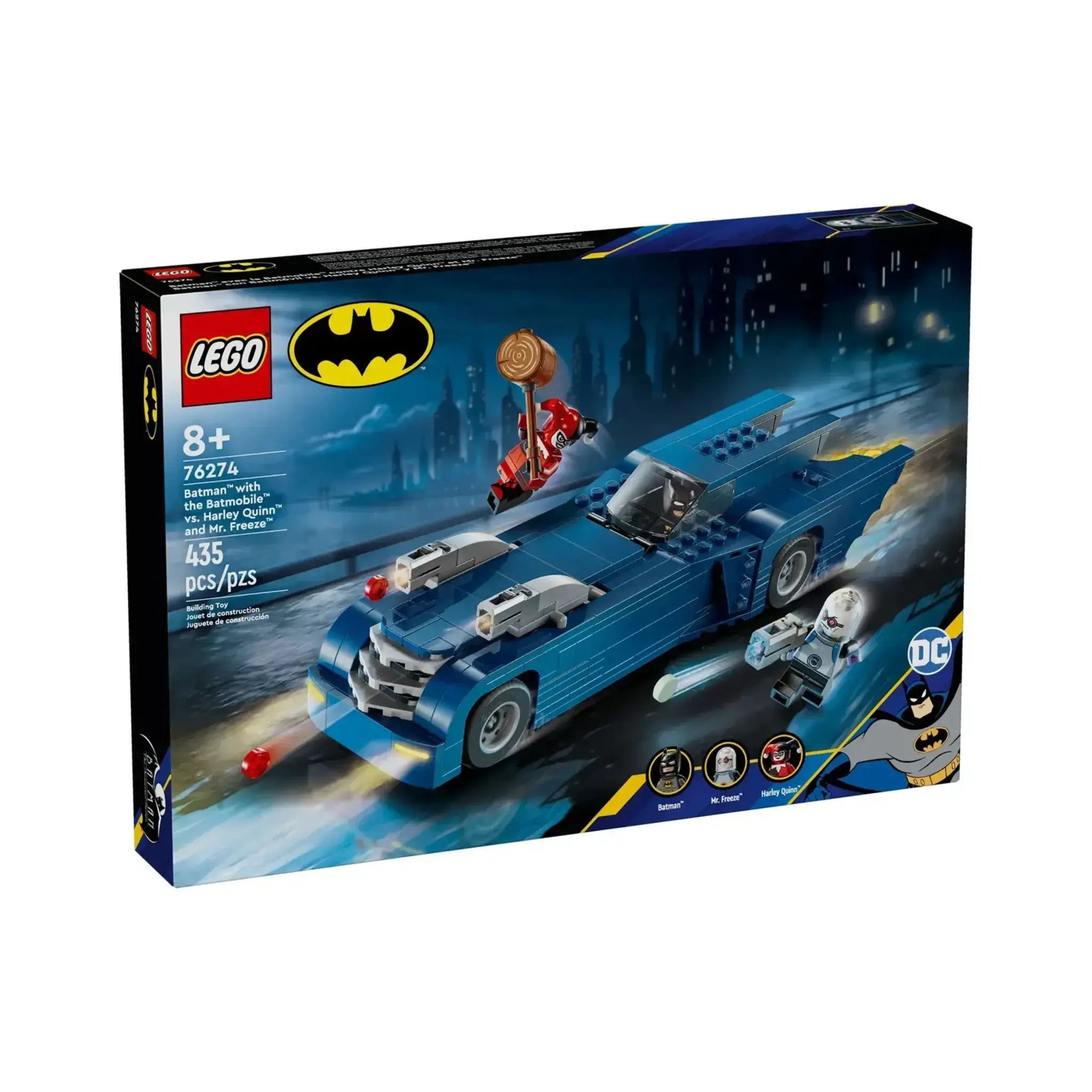 LEGO Batman with the Batmobile vs. Harley Quinn and Mr. Freeze