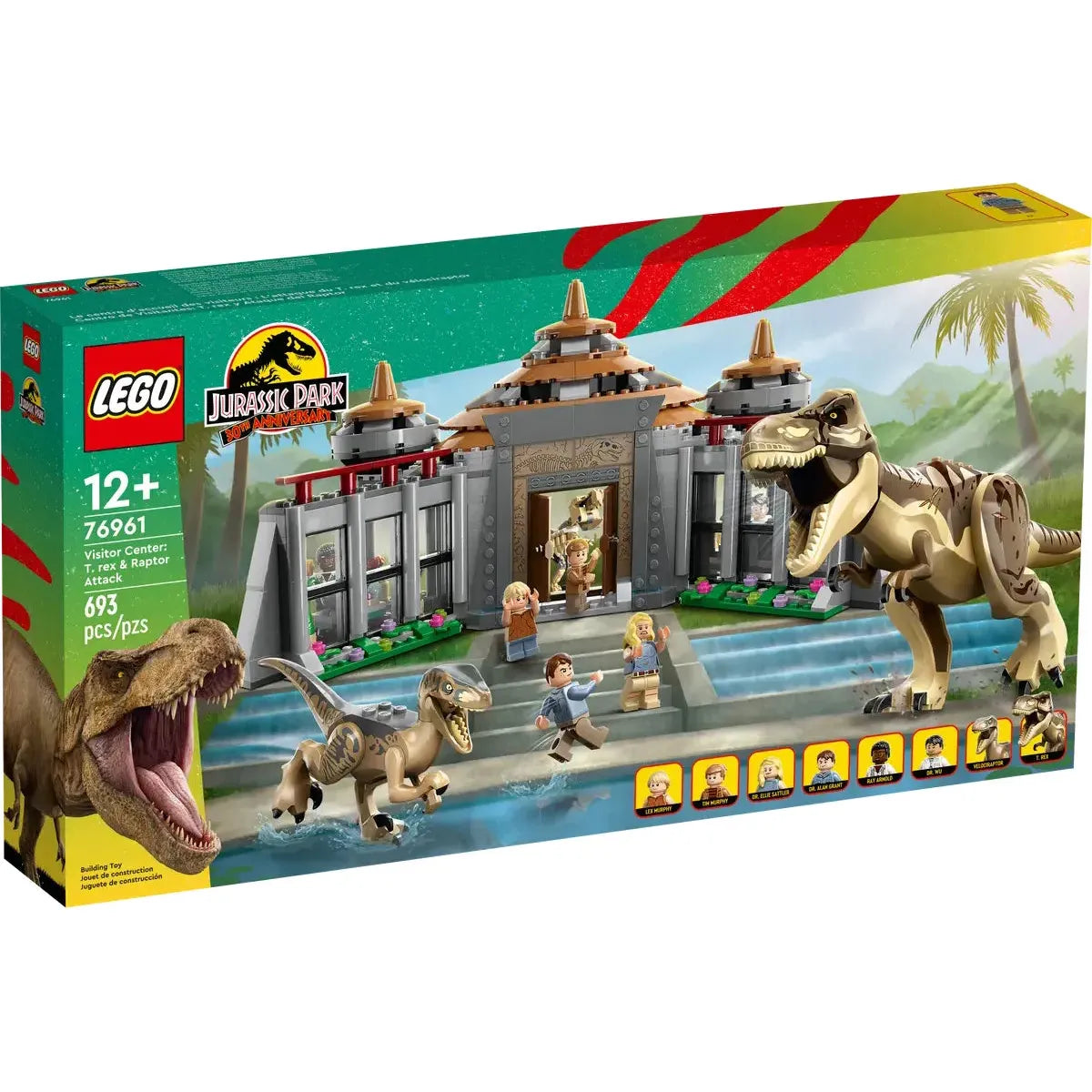 LEGO Jurassic Park Visitor Center: T. rex & Raptor Attack