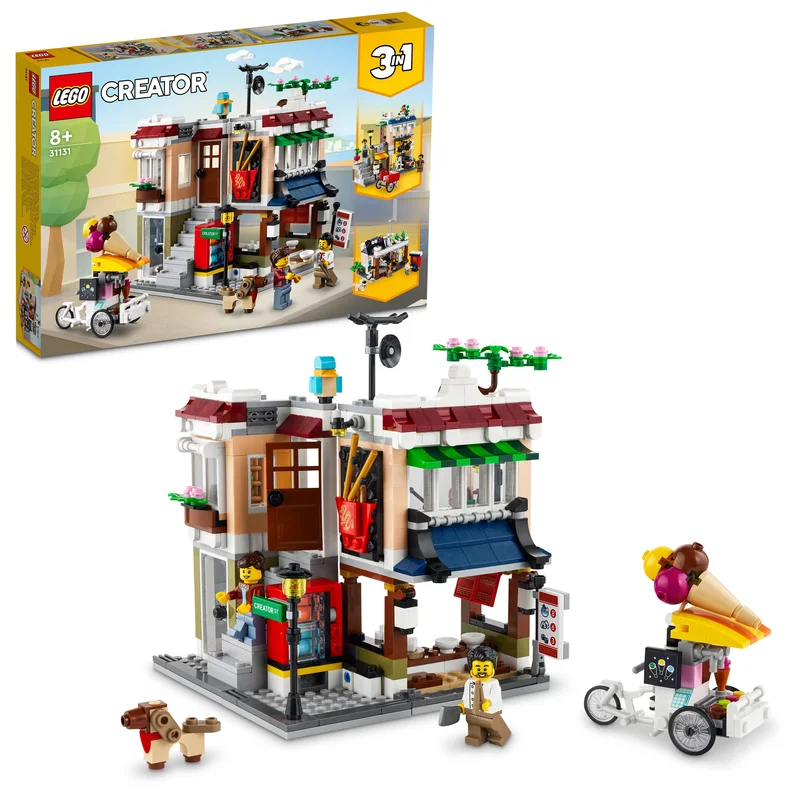 Promoting social skills LEGO playLEGO 31131 Creator Downtown Noodle Shop