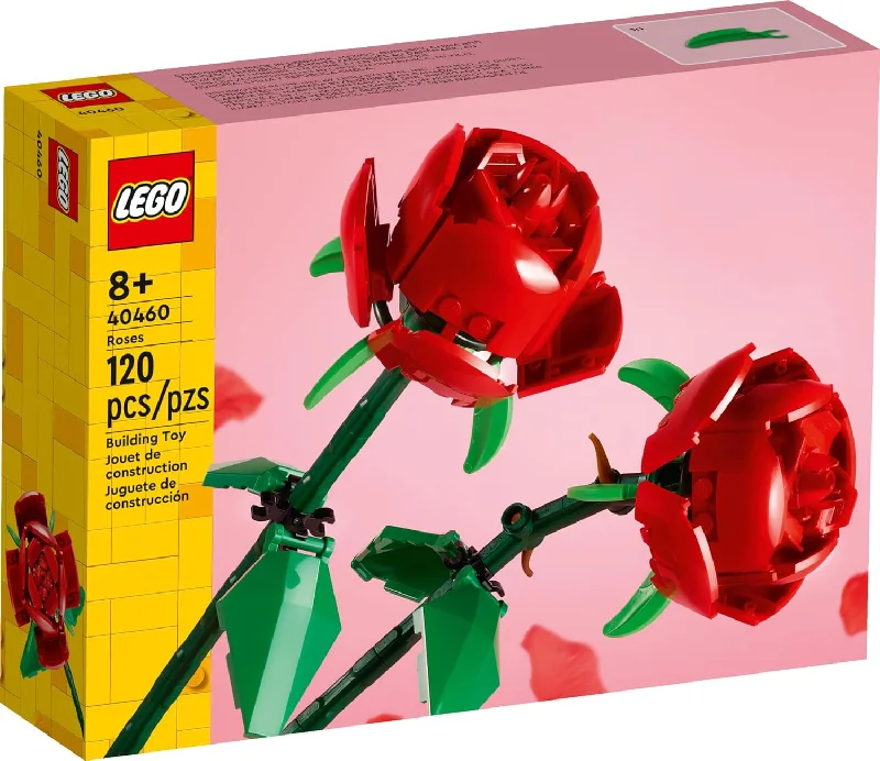 Providing a tactile learning experience LEGOLEGO® Roses 40460 Building Kit