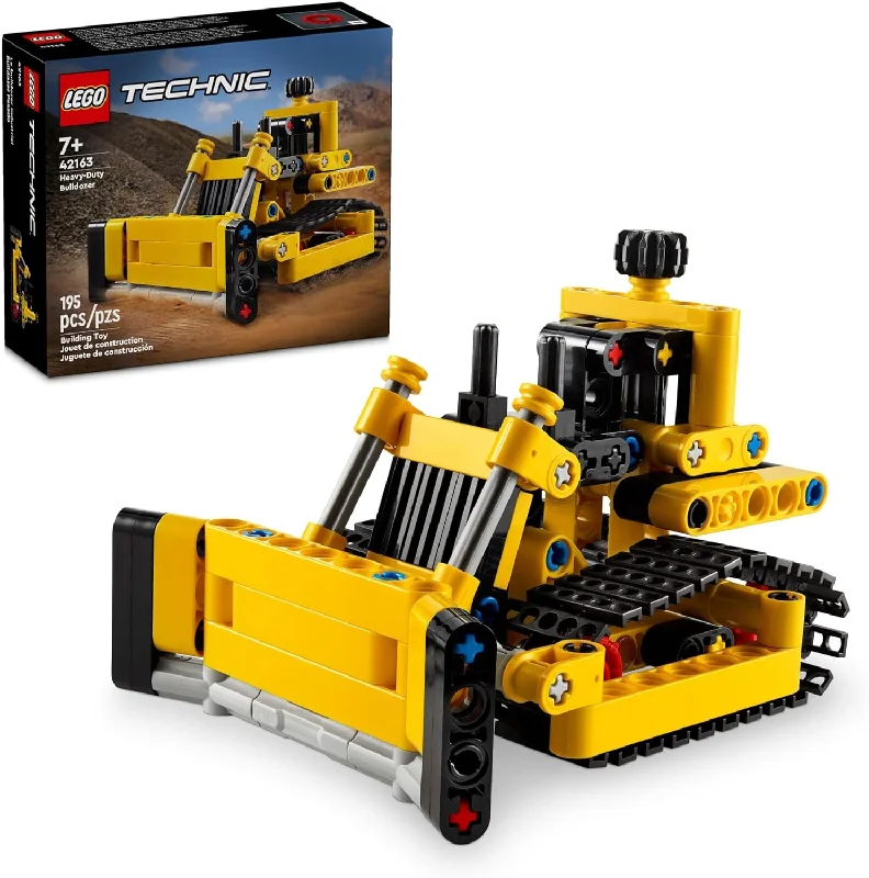 Encouraging resourcefulness LEGO42163 Heavy-Duty Bulldozer LEGO