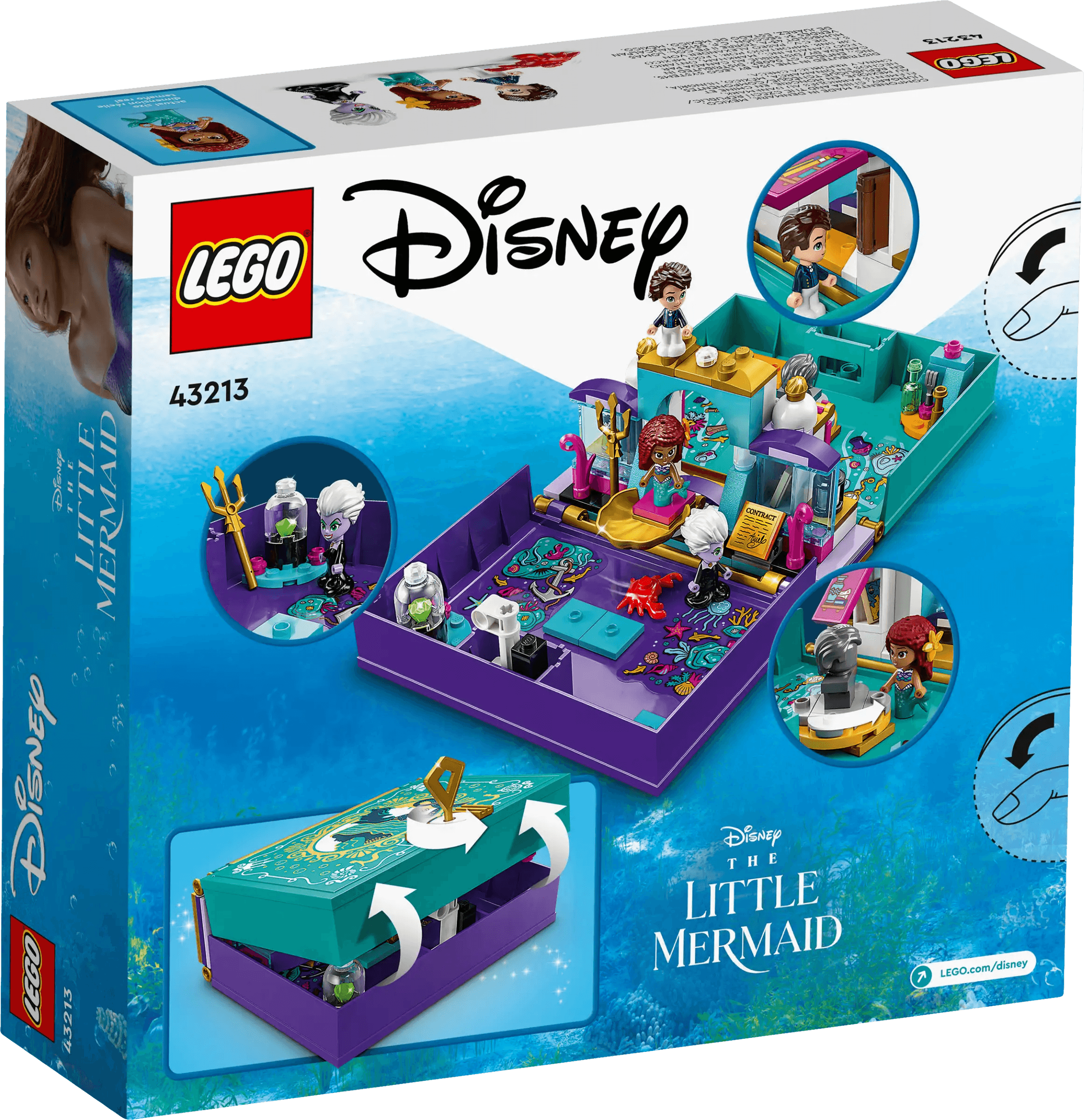 LEGO DISNEY 43213 Disney The Little Mermaid StoryBook