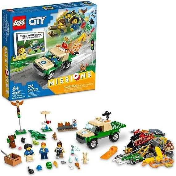 Encouraging resourcefulness LEGOLEGO 60353 Wild Animal Rescue Missions
