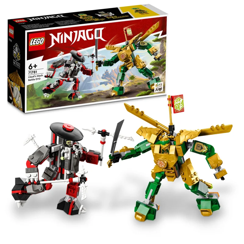 Finely detailed LEGO structuresLEGO 71781 Ninjago Lloyd’S Mech Battle Evo