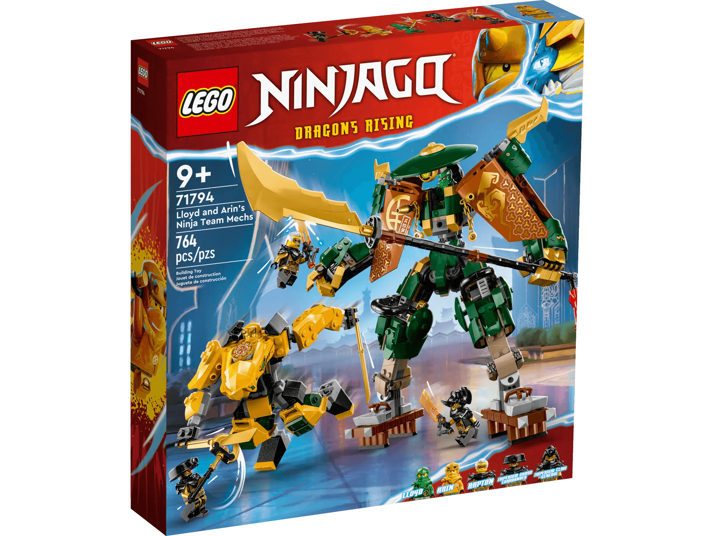 LEGO 71794 Ninjago Lloyd and Arin's Ninja Team Mechs