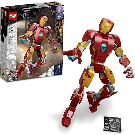 Seamlessly fitting LEGO connectionsLego 76206 Iron Man Figure