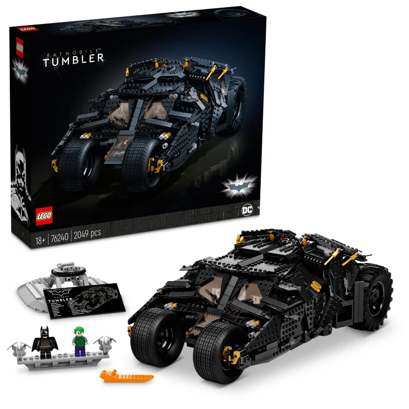 Reflecting popular cultures LEGO themesLEGO 76240 Super Heroes Batmobile Tumbler