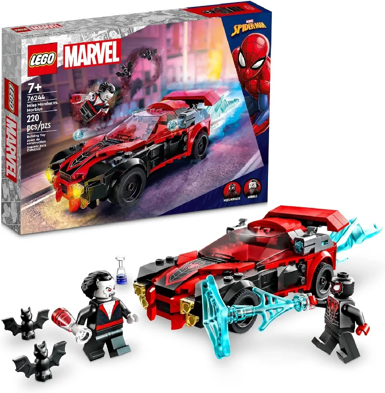 Seamlessly fitting LEGO connections76244 Miles Morales vs. Morbius LEGO