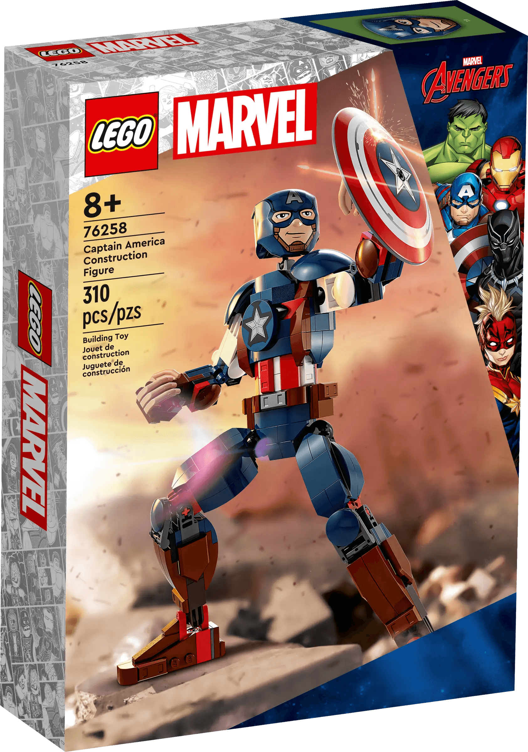 Encouraging teamwork LEGO gamesLEGO MARVEL 76258 Marvel Captain America Construction Figure Encouraging teamwork LEGO gamesLEGO MARVEL 76258 Marvel Captain America Construction Figure