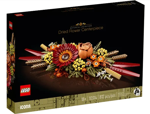 LEGO Botanical Collection Dried Flower Centerpiece 10314