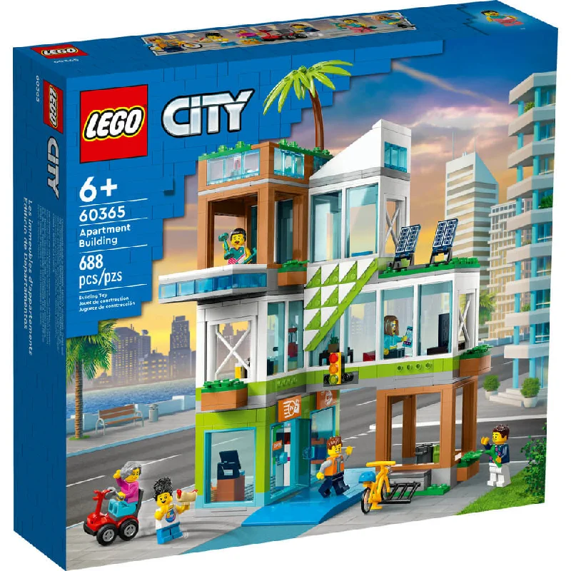 Inspiring architectural interest LEGOLEGO® City Apartment Building 60365 Building Toy Set (688 Pieces) Inspiring architectural interest LEGOLEGO® City Apartment Building 60365 Building Toy Set (688 Pieces)