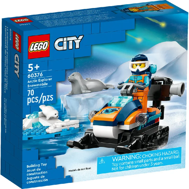 Encouraging imaginative storytelling LEGOLEGO® City Arctic Explorer Snowmobile 60376 Building Toy Set (70 Pieces) Encouraging imaginative storytelling LEGOLEGO® City Arctic Explorer Snowmobile 60376 Building Toy Set (70 Pieces)